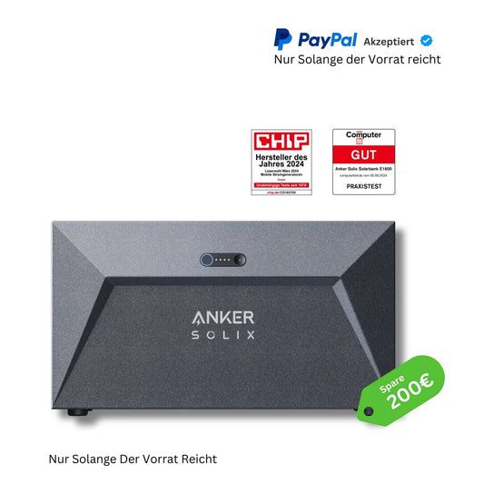 Anker SOLIX Solar Bank E1600 1600Wh incl. 0% BTW volgens artikel 12 lid 3 UStG