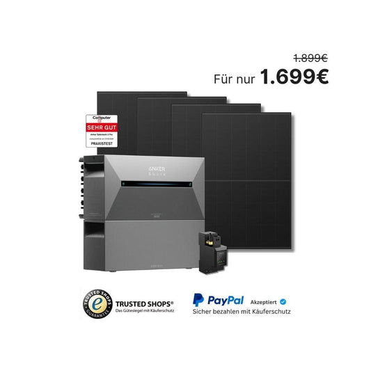 1800W Anker 2 Pro Balkon Power Station + Verlengaccu