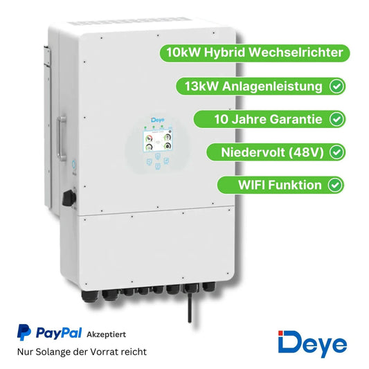 8kW hybride omvormer 3-fase Deye (SUN-8K-SG04LP3)