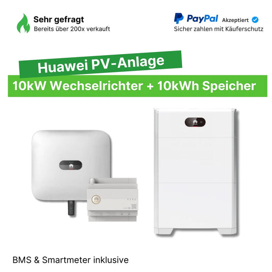 10kW Huawei PV-systeem + 10kWh opslag