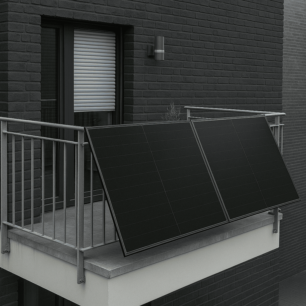 Balkonhalterung mit Neigung