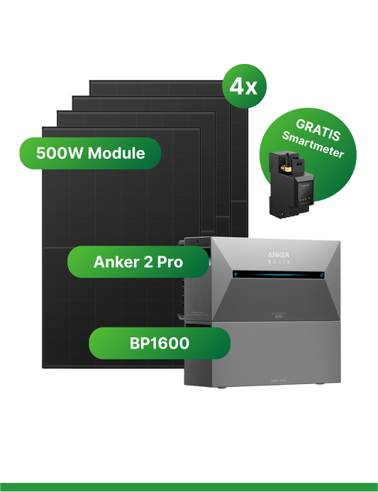 1800W Anker 2 Pro Balkon Power Station + Verlengaccu