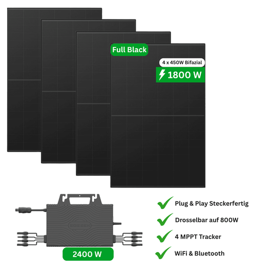1800W balkoncentrale + 2000W TSUN