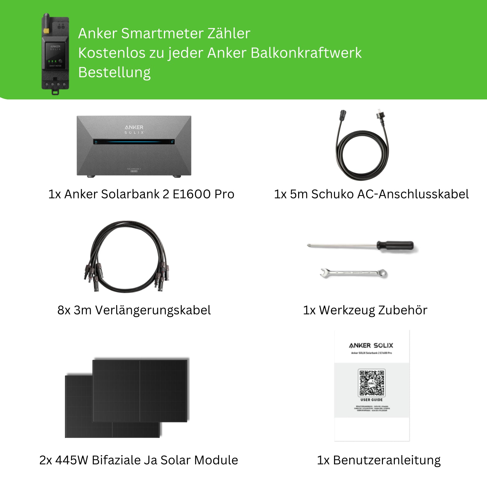 920W Anker 2 Pro balkoncentrale inclusief slimme meter