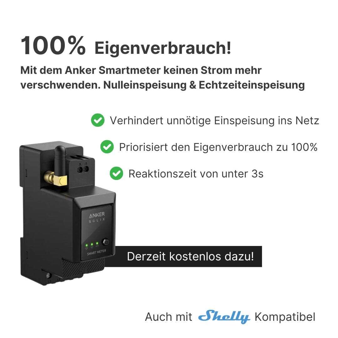 1800W Anker 2 Pro Balkonkraftwerk + Erweiterungsakku